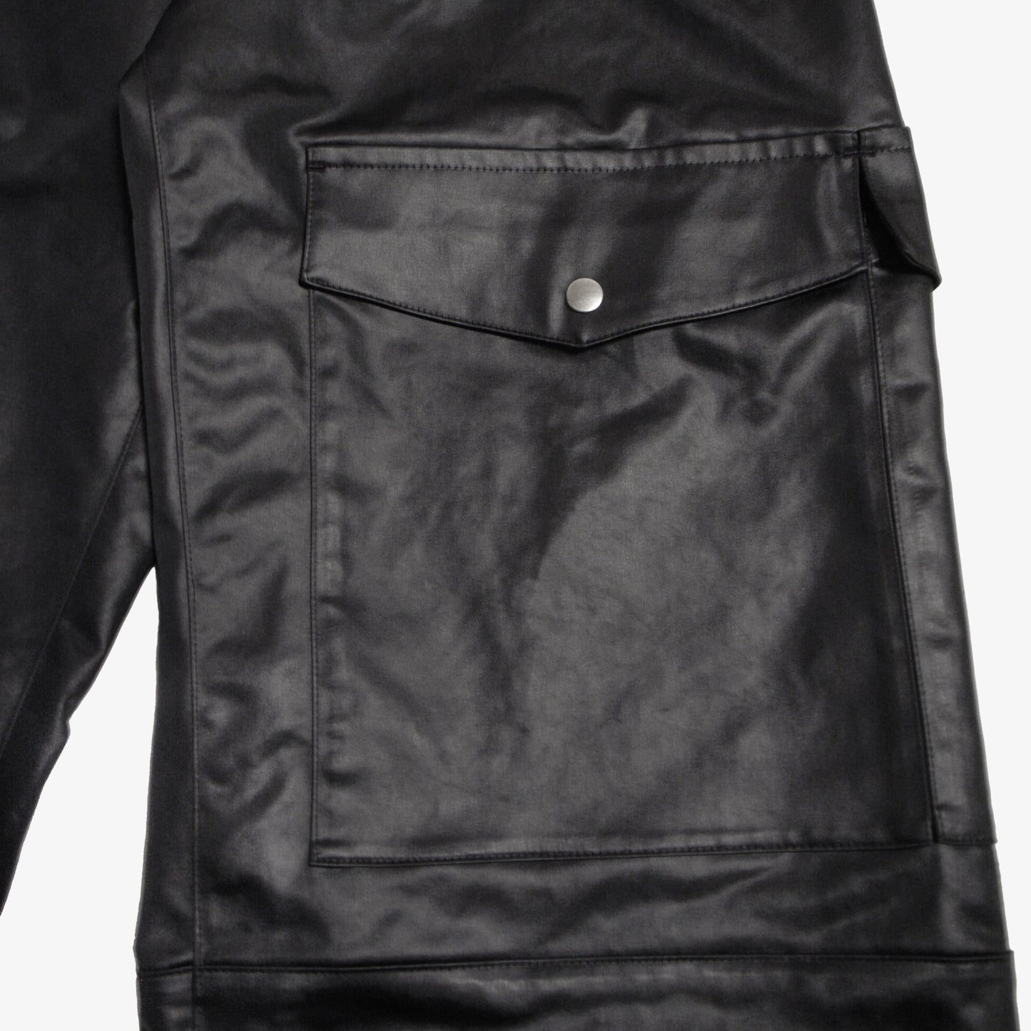HEAVY SATIN LOOSE STRAIGHT TROUSERS