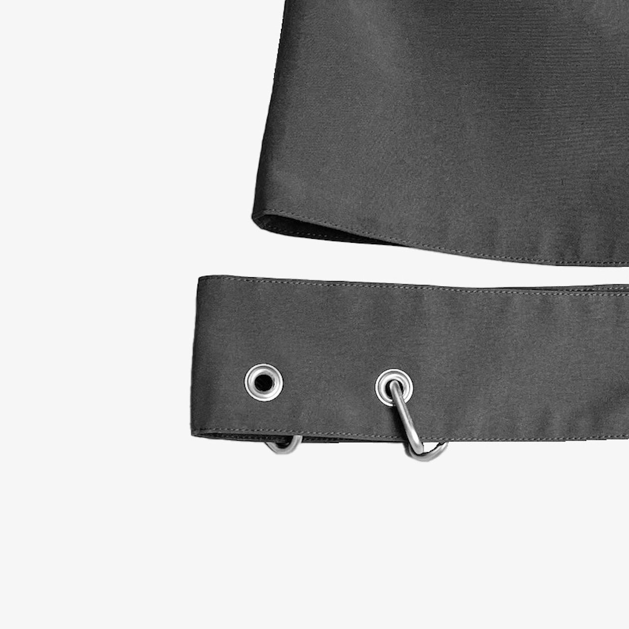 ECO WETHERCLOTH CUTOUT MINI SKIRT