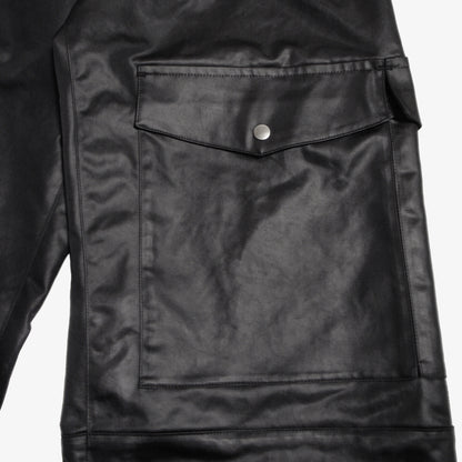 HEAVY SATIN LOOSE STRAIGHT TROUSERS