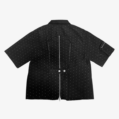DOT JACQUARD HALF SLEEVE JACKET