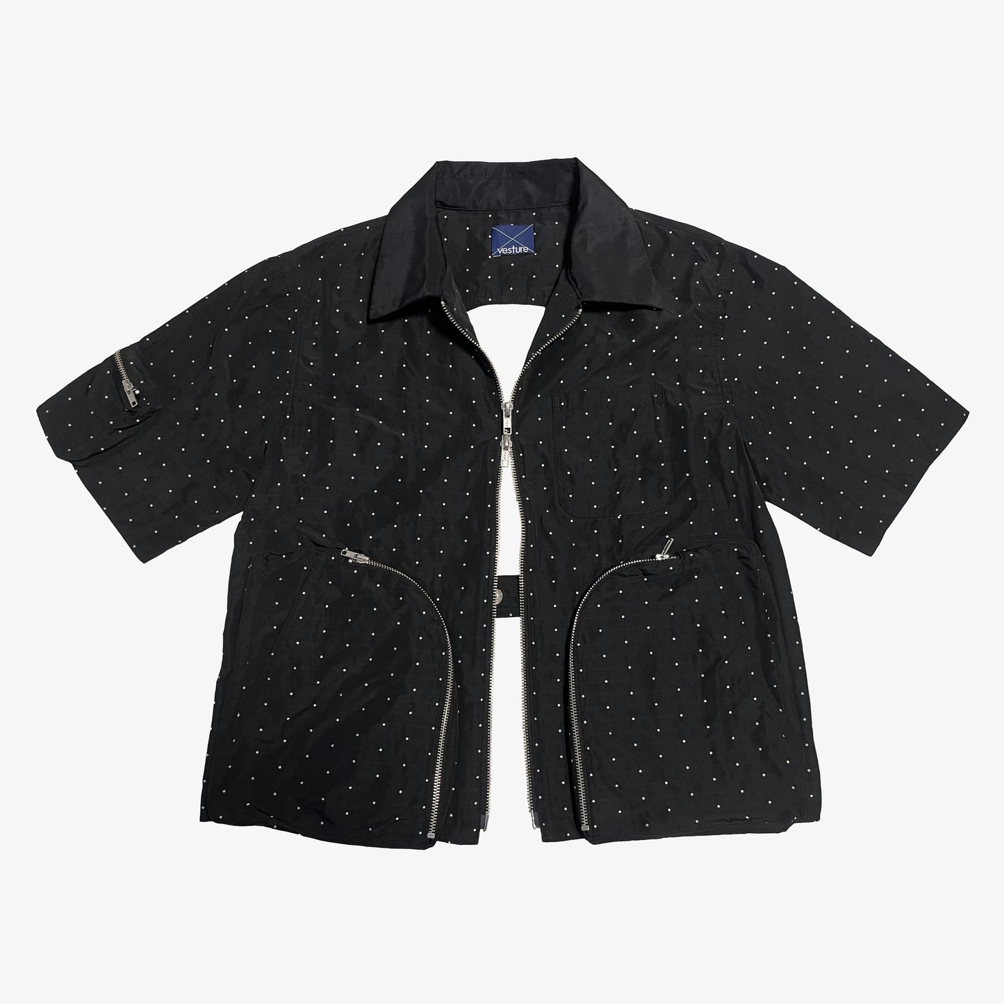 DOT JACQUARD HALF SLEEVE JACKET