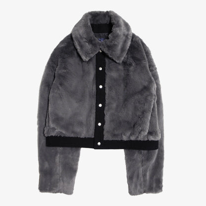 ECO FUR BI-COLOR JACKET